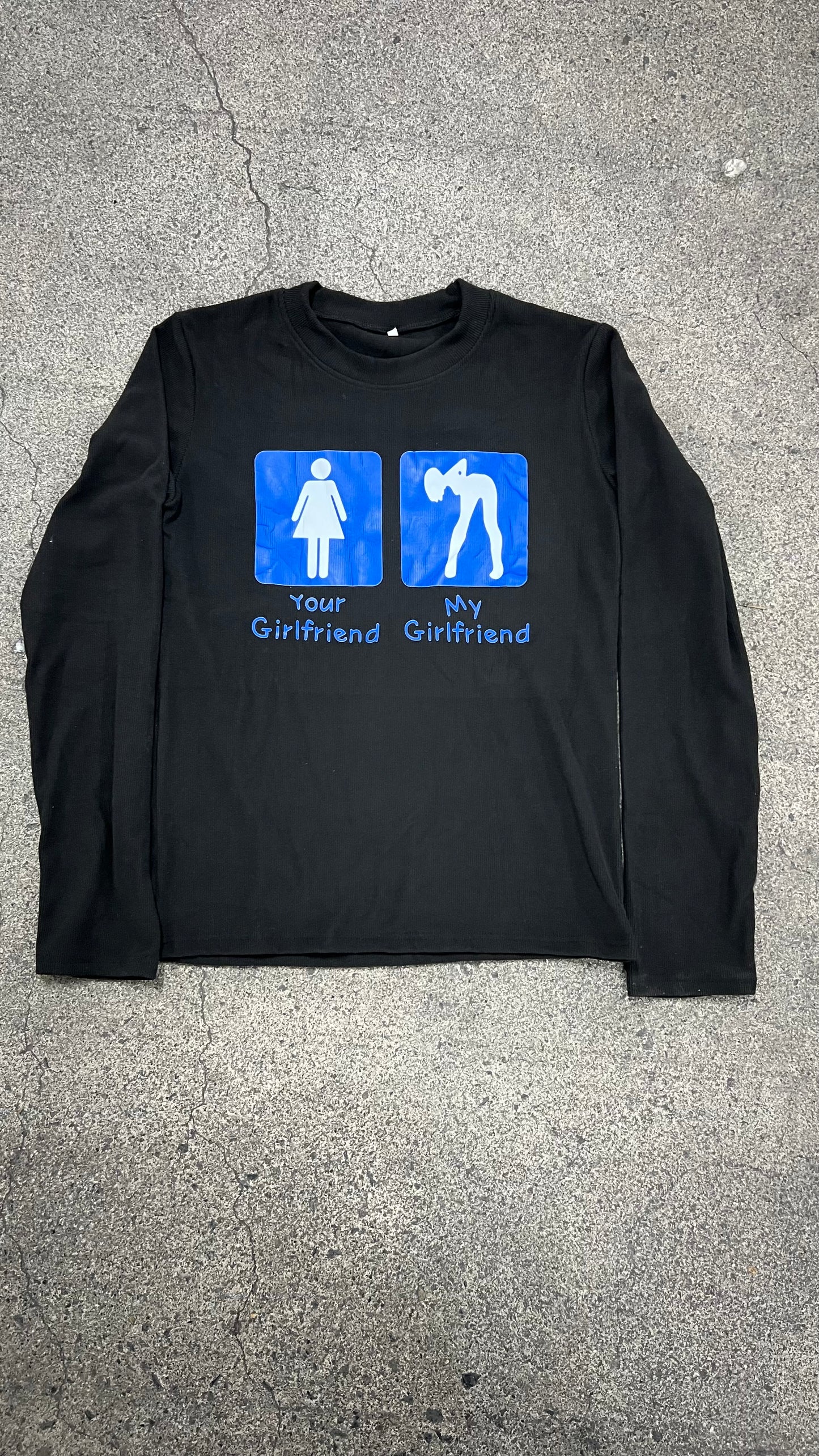 My Girlfriend vs Your Girlfriend long sleeve