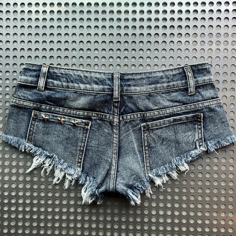 Star Studded Low Rise Shorts