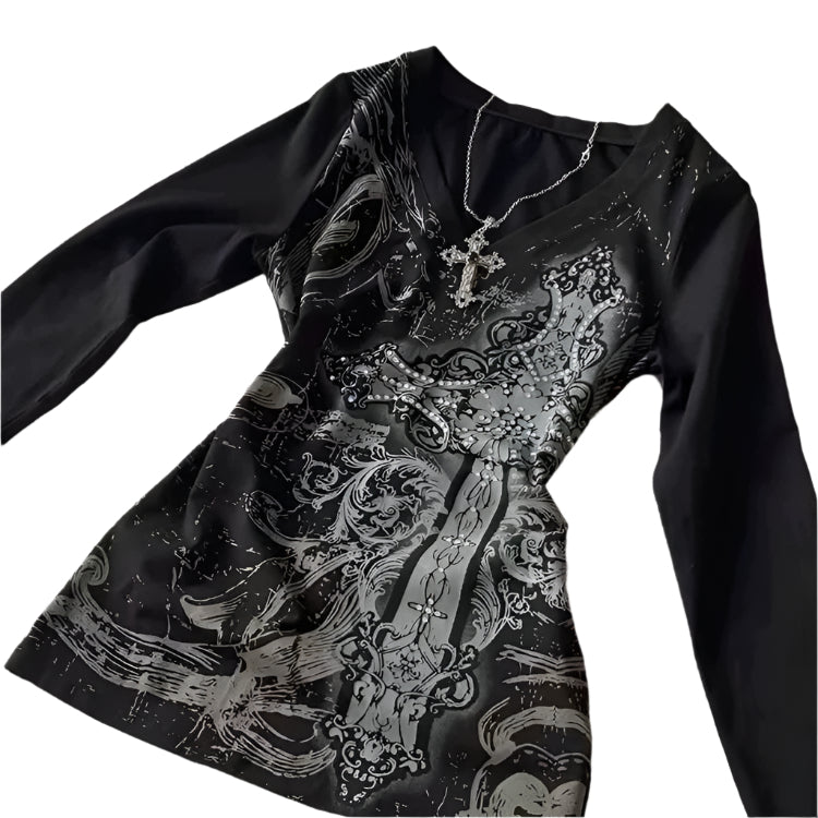 Y2K Cross Top