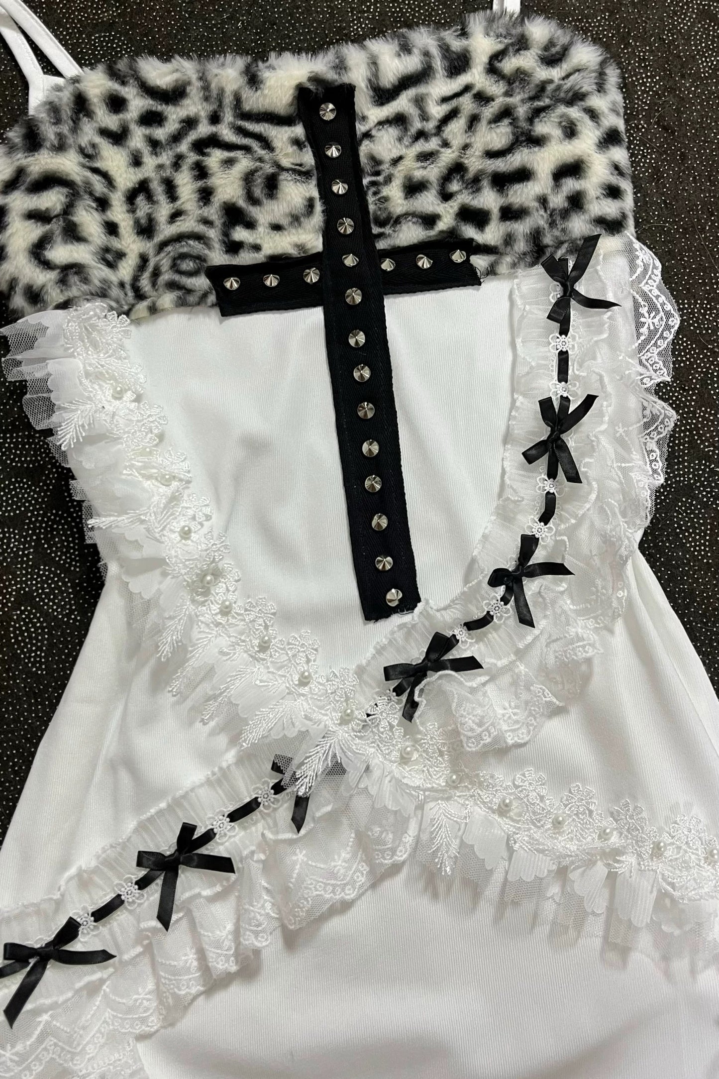 Cross Leopard Top